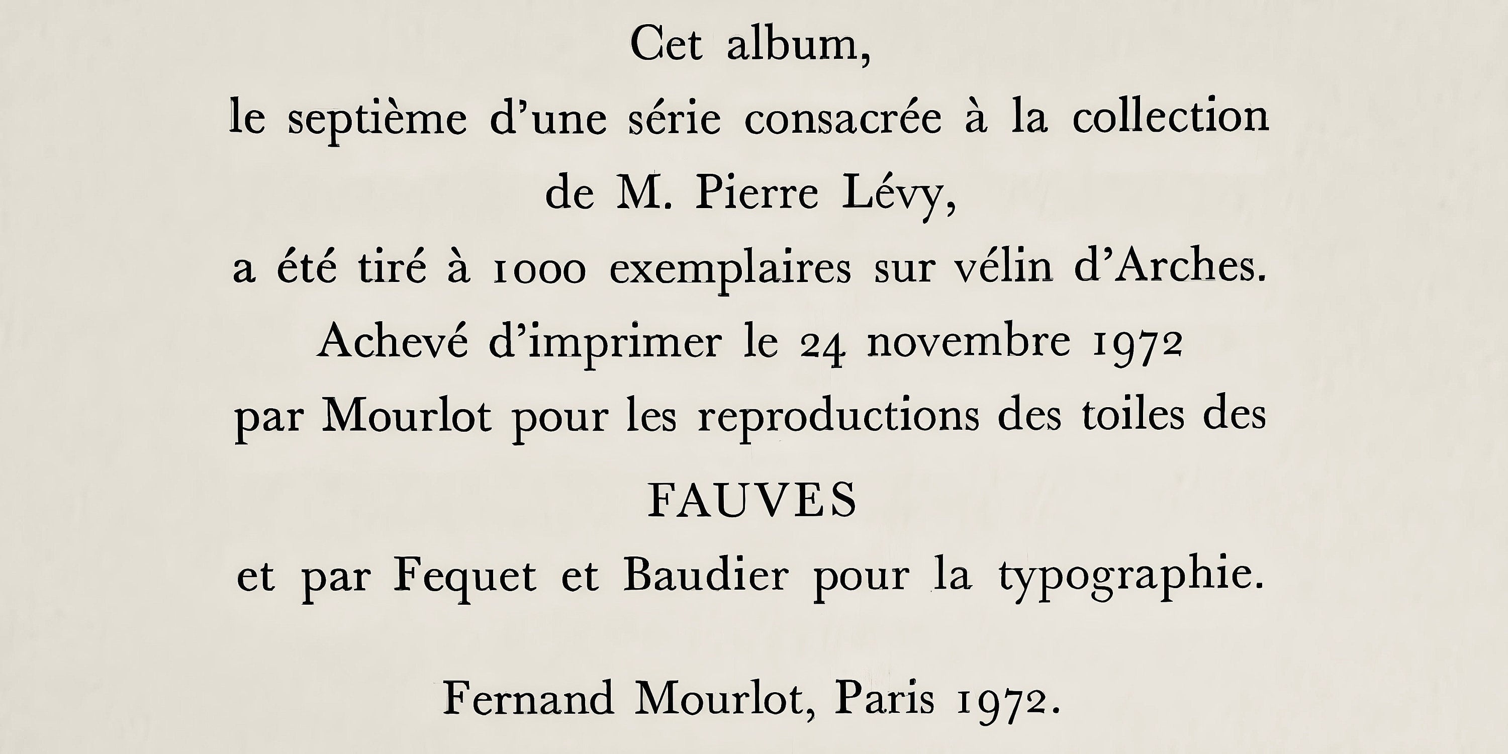 Maurice de Vlaminck, Paysage à Chatou, Fauves, Collection Pierre Lévy, Limited Edition Lithograph