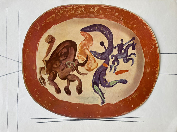 Pablo Picasso, étude pour la céramique, Céramiques de Picasso (Orozco 105), Limited Edition Lithograph and Collotype