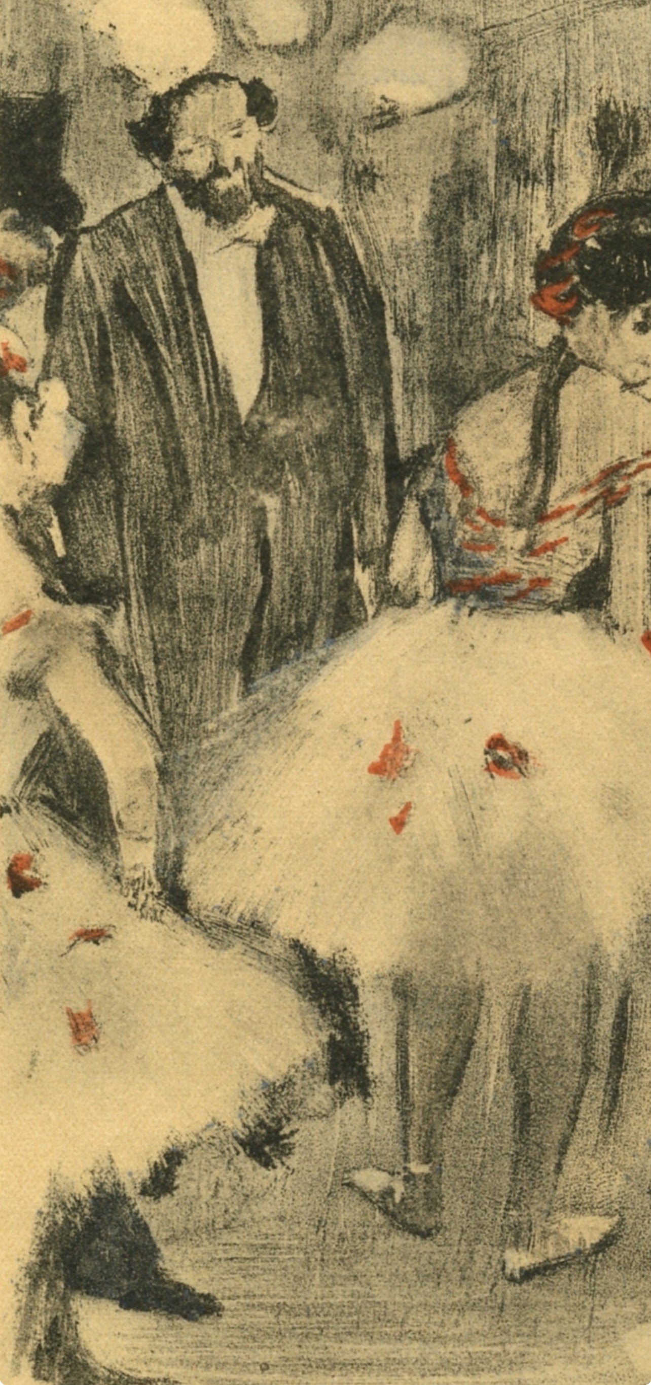 Edgar Degas, Famille Cardinal, E. Degas Monotypes, Limited Edition Monotype