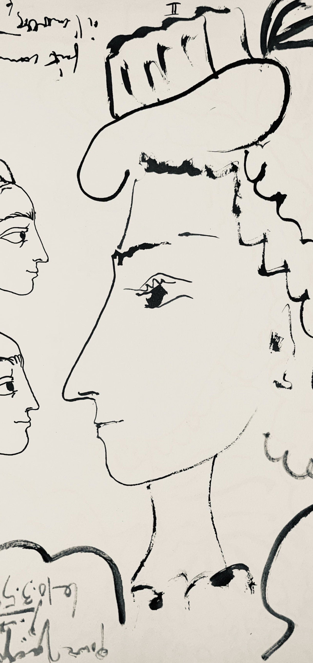Pablo Picasso, Composition (Bloch 1276; Czwiklitzer 23), Toros y Toreros, Limited Edition Lithograph