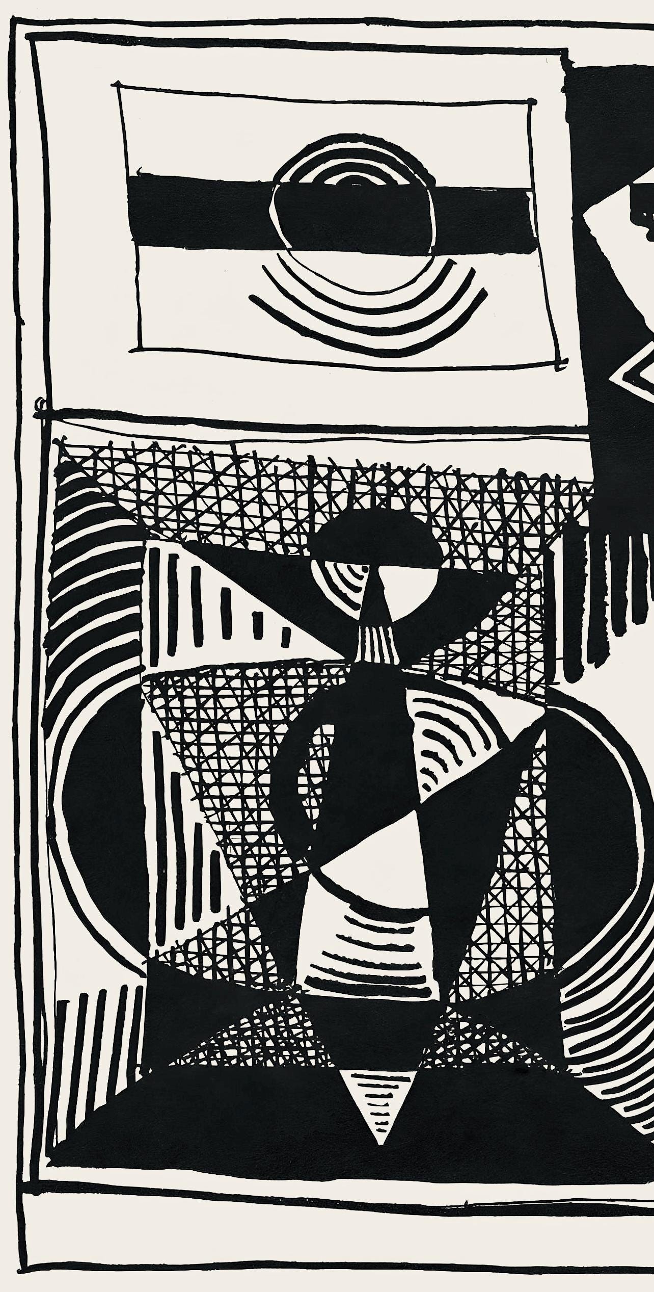 Pablo Picasso, Composition (Monod 10485), Hélène chez Archive de Illustrations de Pablo Picasso, Limited Edition Woodcut