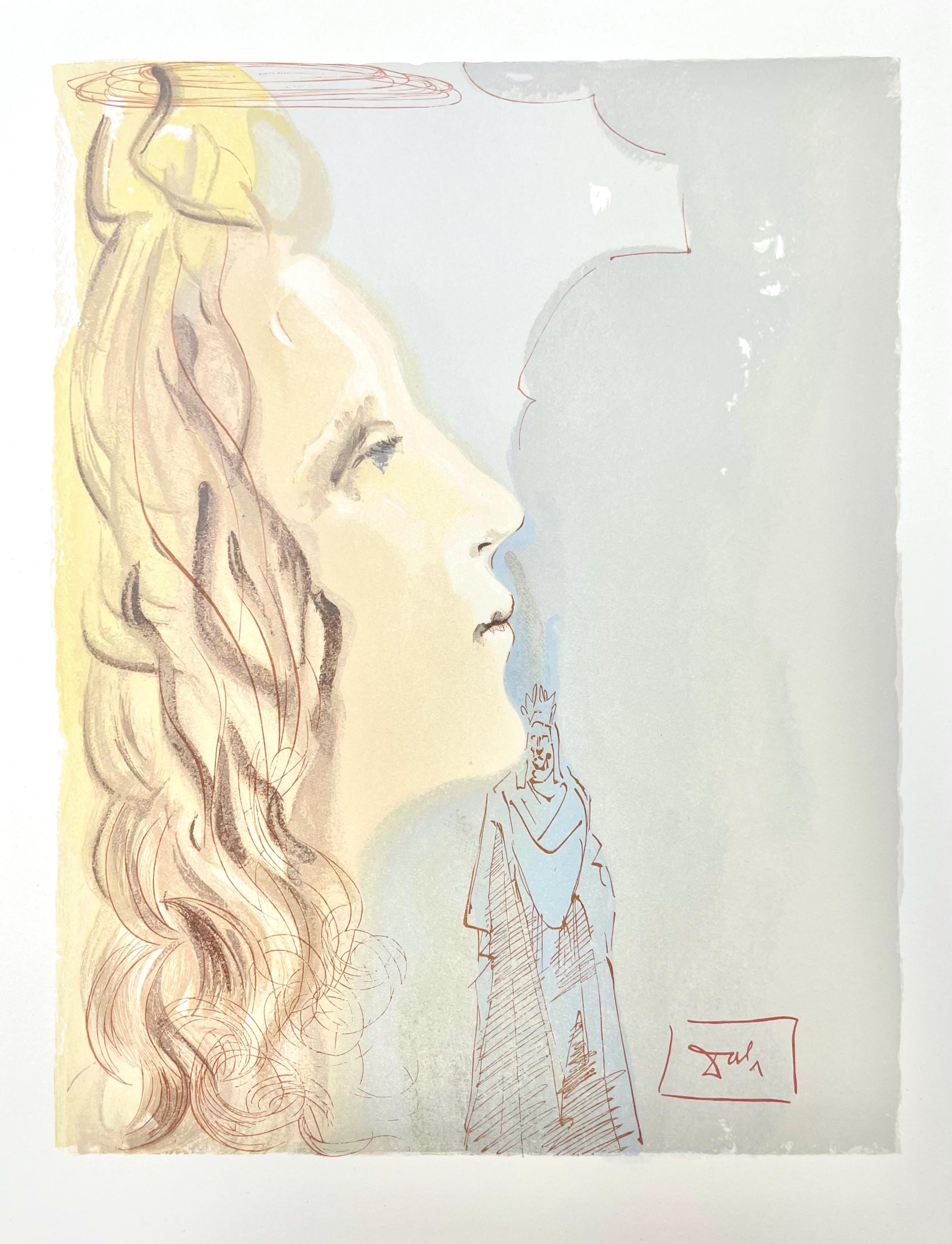 Salvador Dali, Paradies VIII (Field 189-200; Michler/Löpsinger 1039-1138), Die Göttliche Komödie, Signed, Limited Edition Woodcut