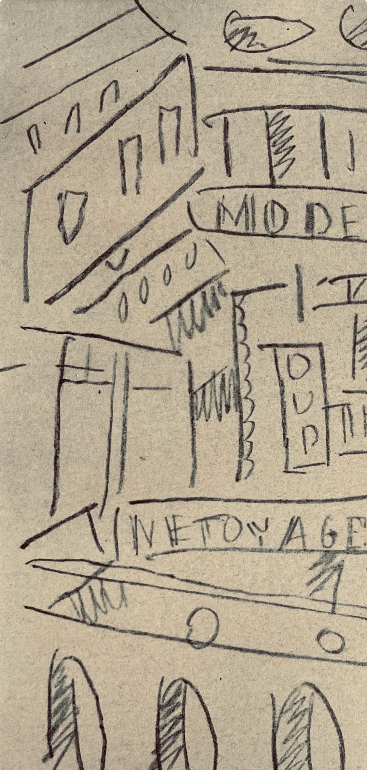Fernand Léger, Verdun: La Place d'Armes, Fernand Léger, Dessins de Guerre, Limited Edition Lithograph