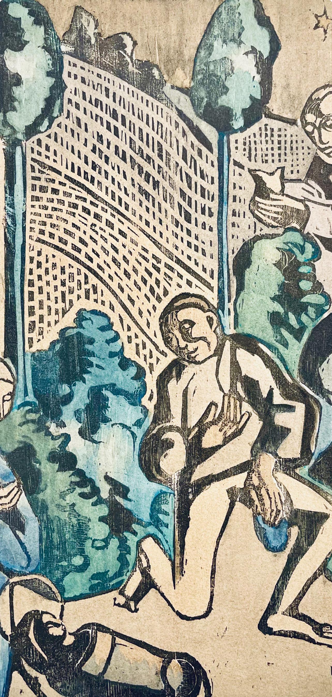 Émile Bernard, Composition, Éloge de Émile Bernard, Limited Edition Woodcut