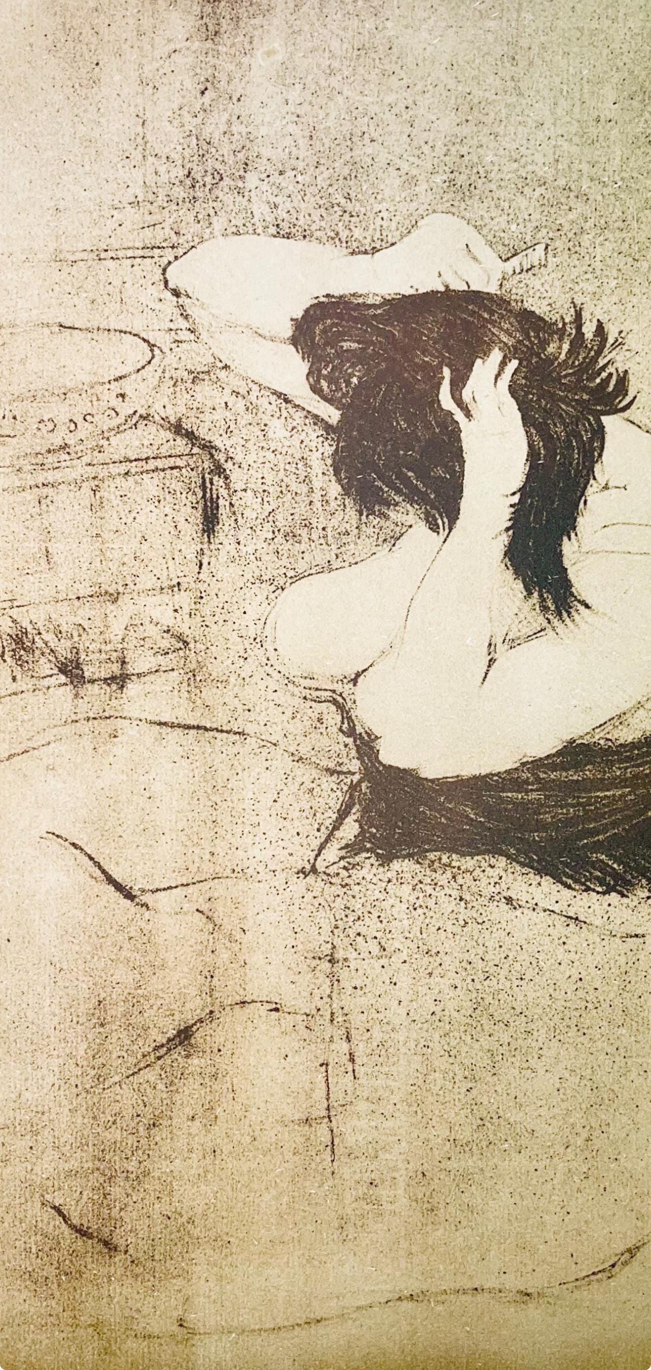 Henri de Toulouse-Lautrec, Composition, Images de Lautrec, 21 Planches en Couleurs, Collezione dell'Obelisco, Limited Edition Lithograph