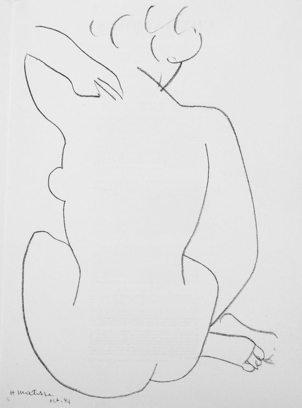 Henri Matisse, Composition, Derrière le miroir, Limited Edition Lithograph