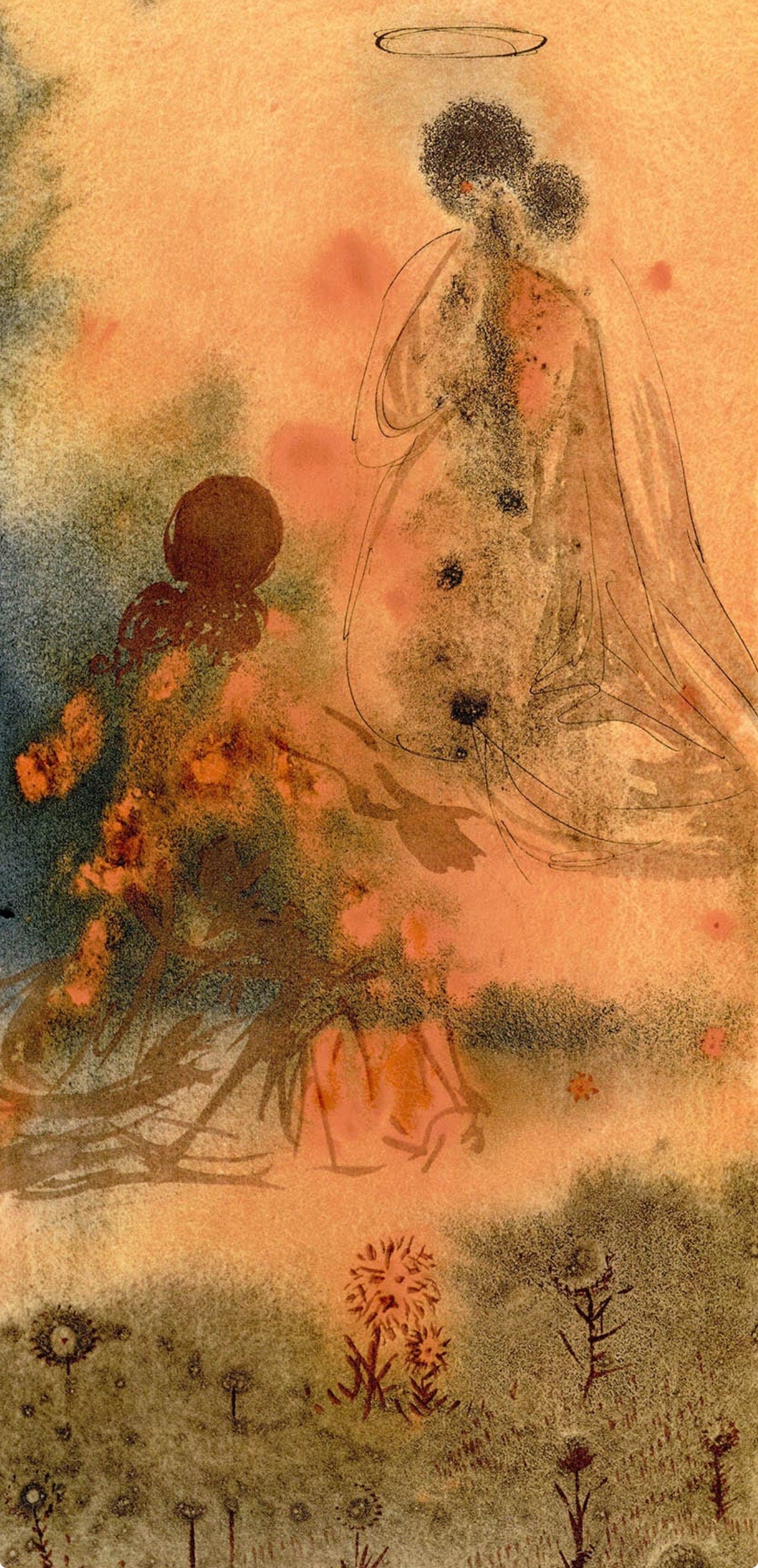 Salvador Dali, Composition (Michler/Löpsinger 1600; Field 69-3), Biblia Sacra, Limited Edition Lithograph