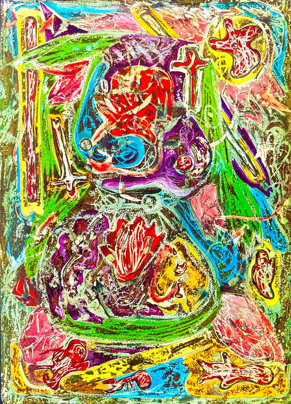 Alfonso Ossorio, Composition, Peintures initiatiques d'Alfonso Ossorio, Limited Edition Lithograph