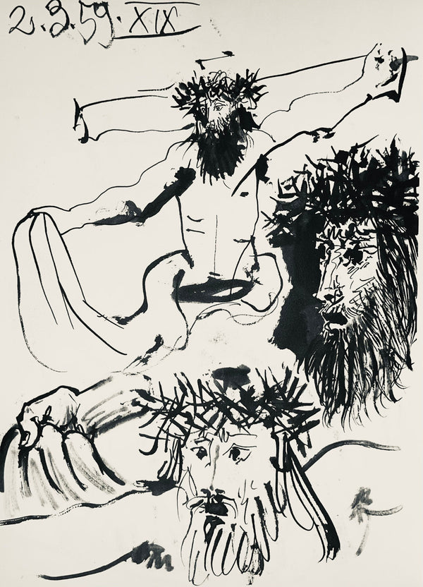 Pablo Picasso, Composition (Bloch 1276; Czwiklitzer 23), Toros y Toreros, Limited Edition Lithograph