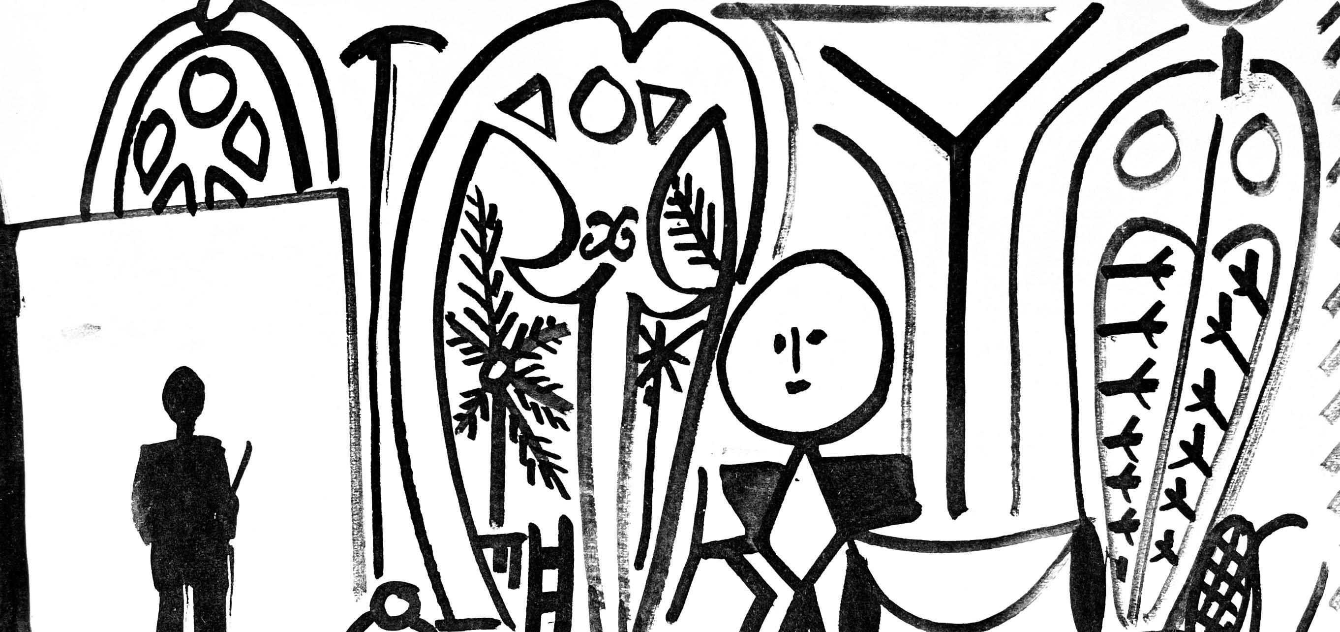 Pablo Picasso, Composition (Cramer 101), Carnet de la Californie, Limited Edition Lithograph
