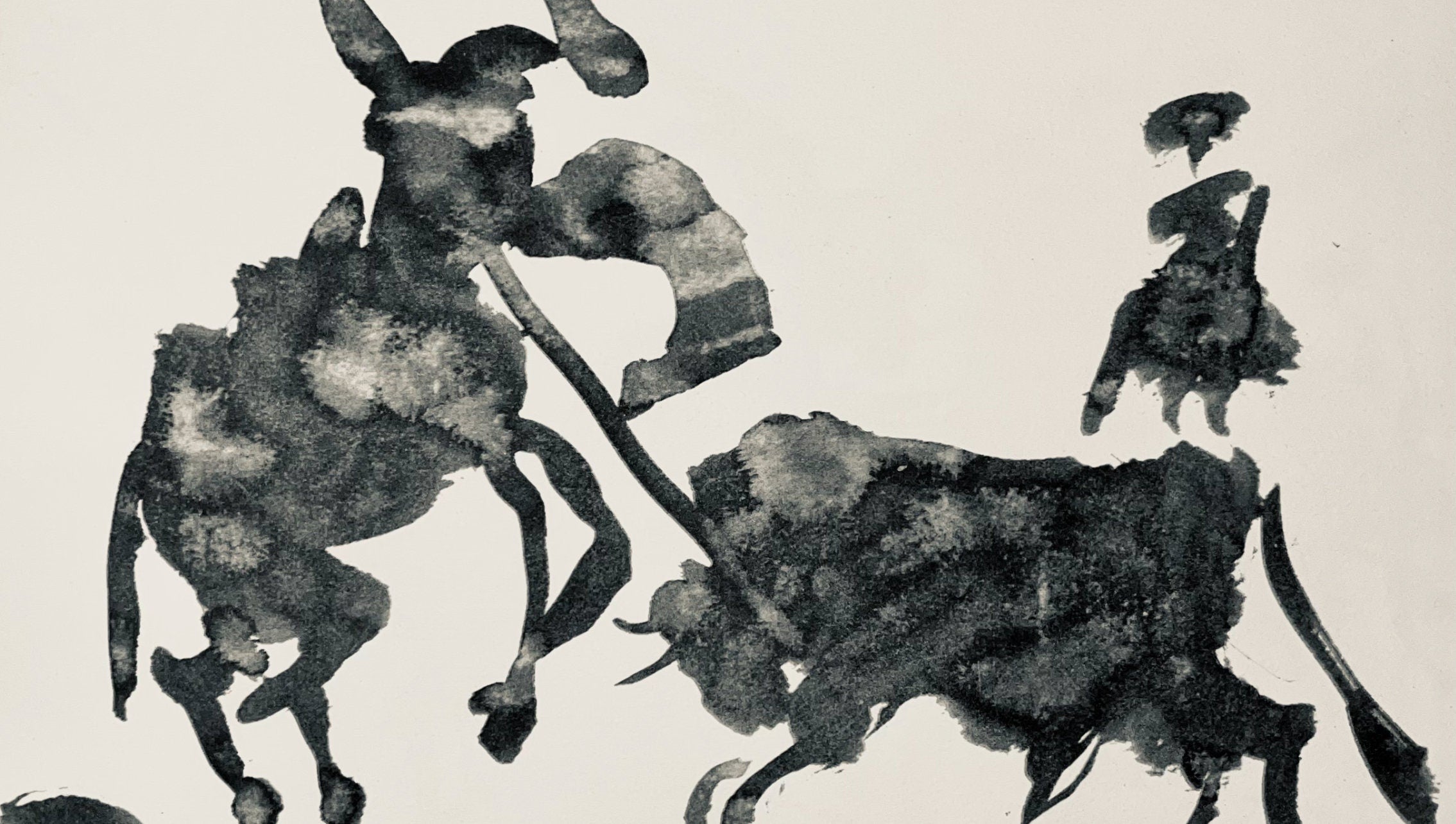 Pablo Picasso, Composition (Bloch 1276; Czwiklitzer 23), Toros y Toreros, Limited Edition Lithograph