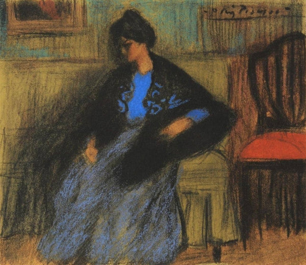 Pablo Picasso, Composition, Les Bleus de Barcelone, Limited Edition Lithograph