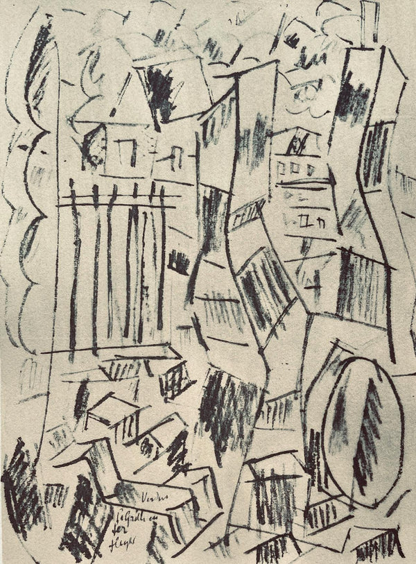 Fernand Léger, Verdun: La Grille En Fer, Fernand Léger, Dessins de Guerre, Limited Edition Lithograph