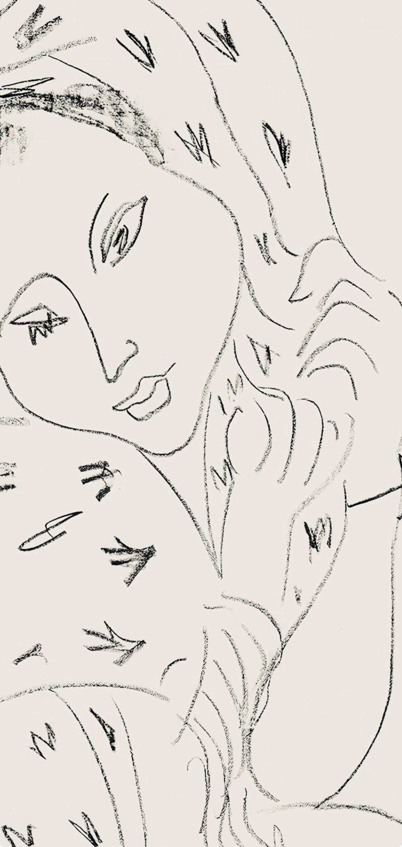 Henri Matisse, Série L, var. 9 (Duthuit 9), Henri Matisse, Dessins, Thèmes et variations, Limited Edition Lithograph