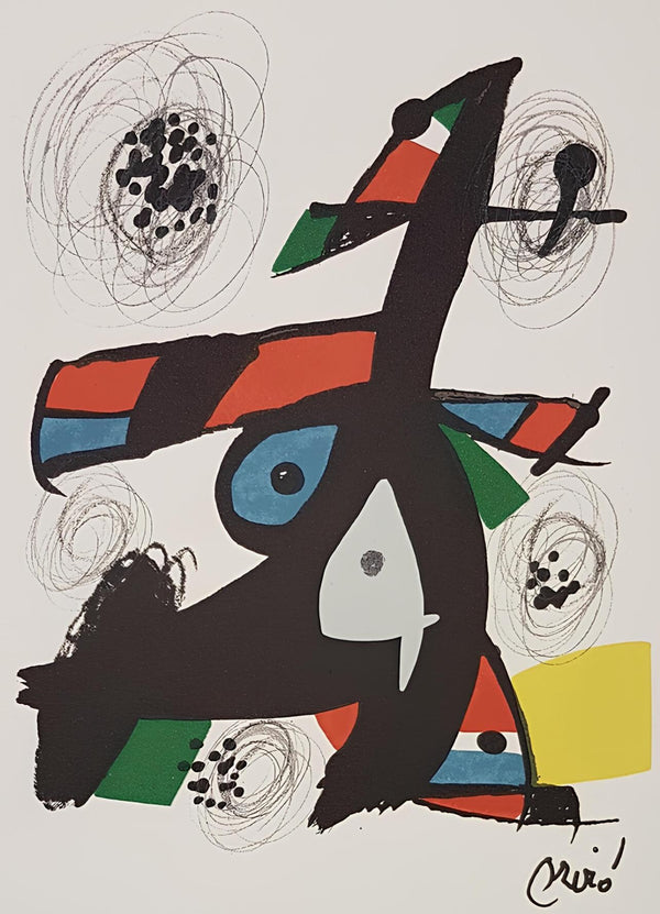 Joan Miró, Composition (Mourlot 1212-1225; Cramer 248), La mélodie acide, Limited Edition Lithograph