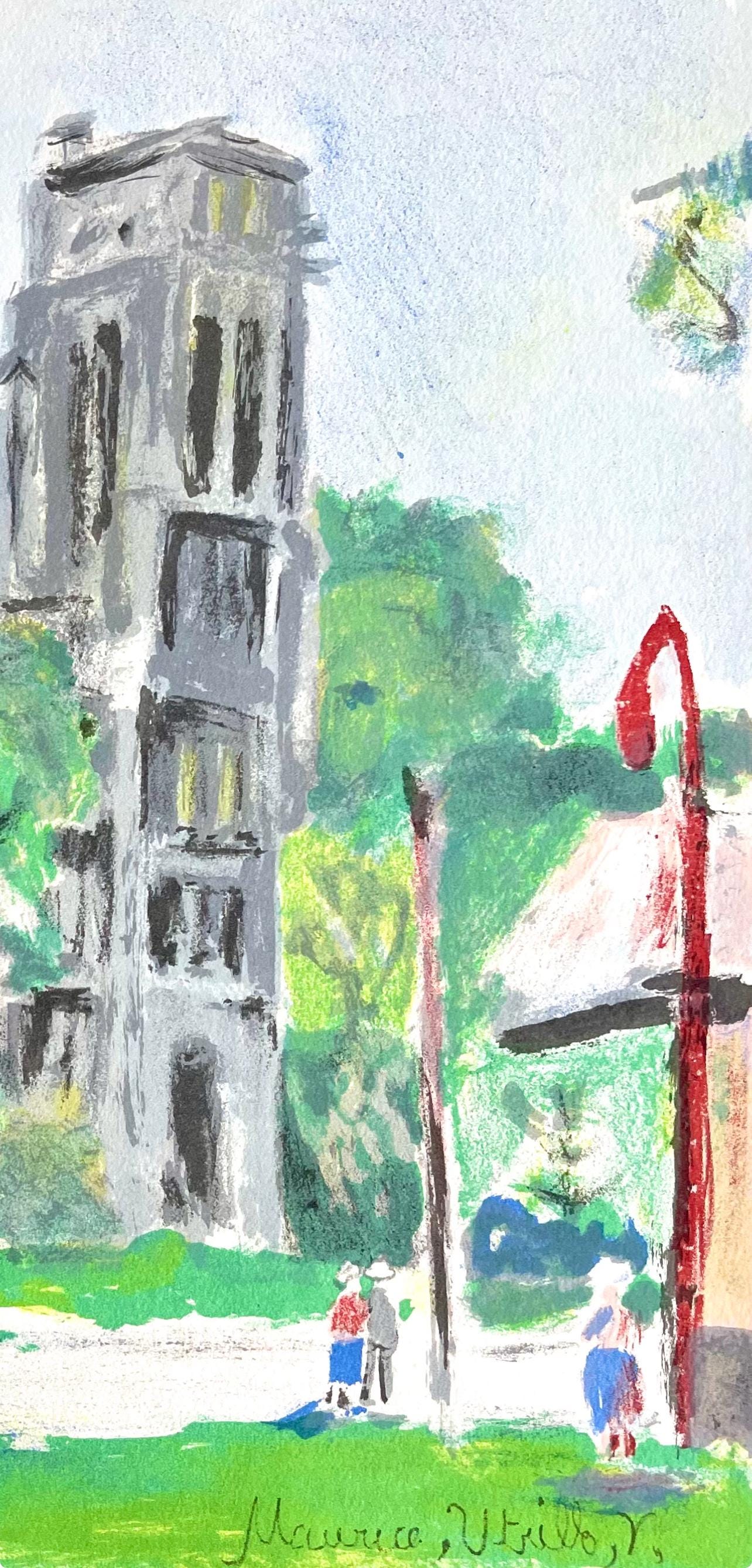Maurice Utrillo, à la Comédie Française, Paris Capitale, Limited Edition Lithograph