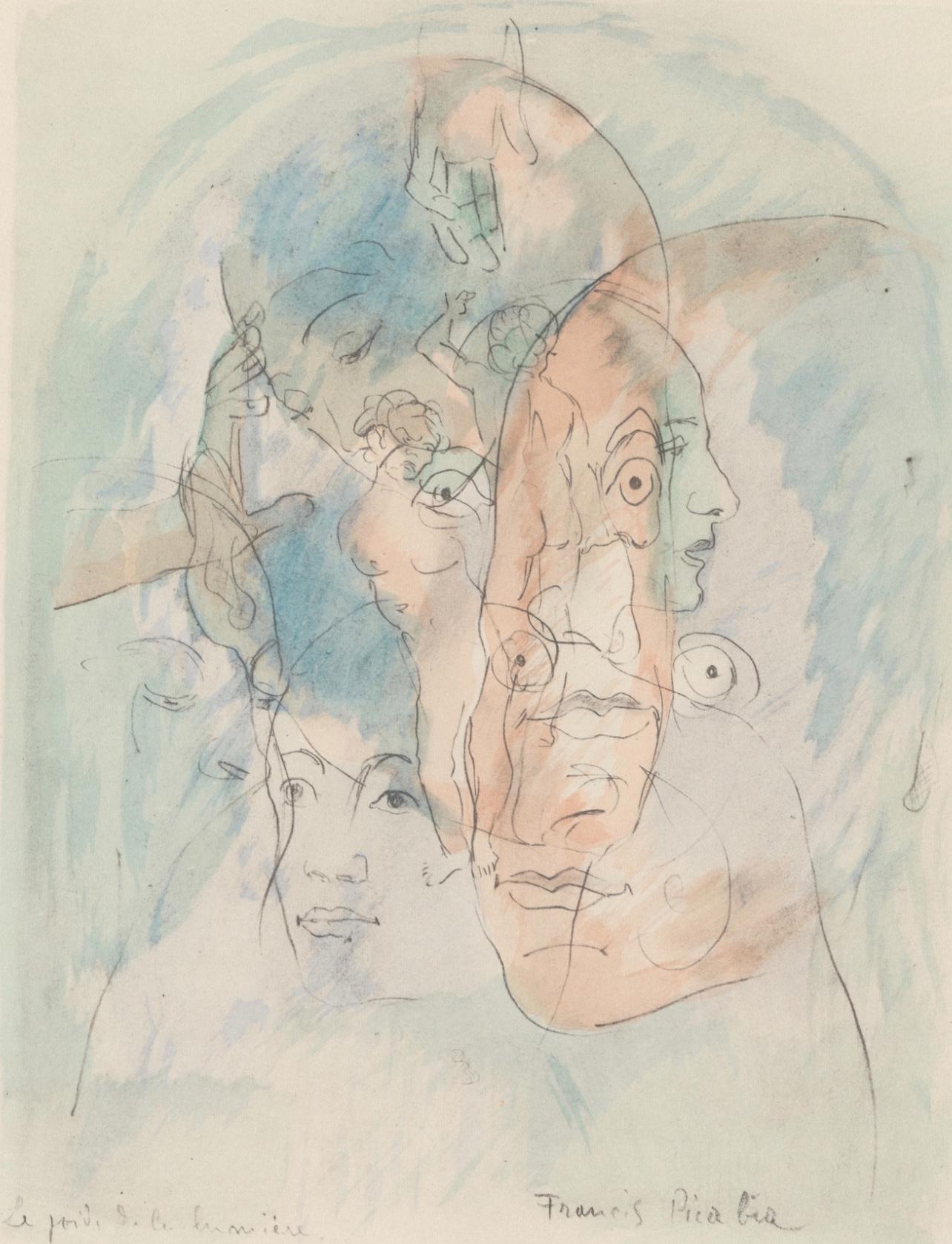 Francis Picabia, Composition, Le Peseur d'âmes (The Weigher of Souls), Limited Edition Lithograph