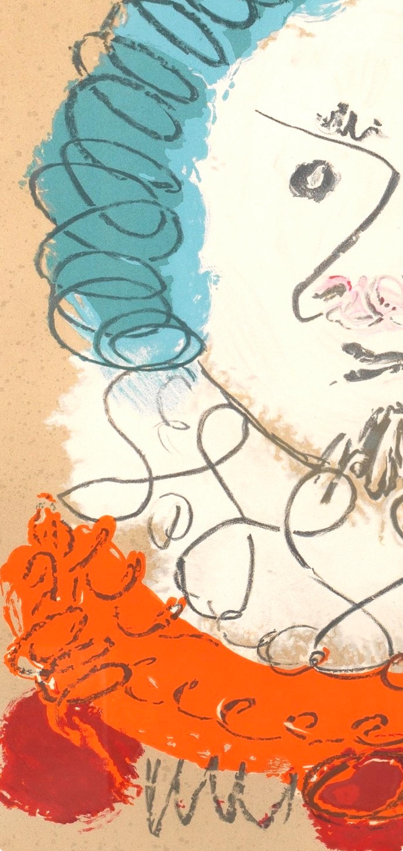 Pablo Picasso, Composition (Orozco 207-261), Vingt-Neuf Portraits Imaginaires, Limited Edition Lithograph