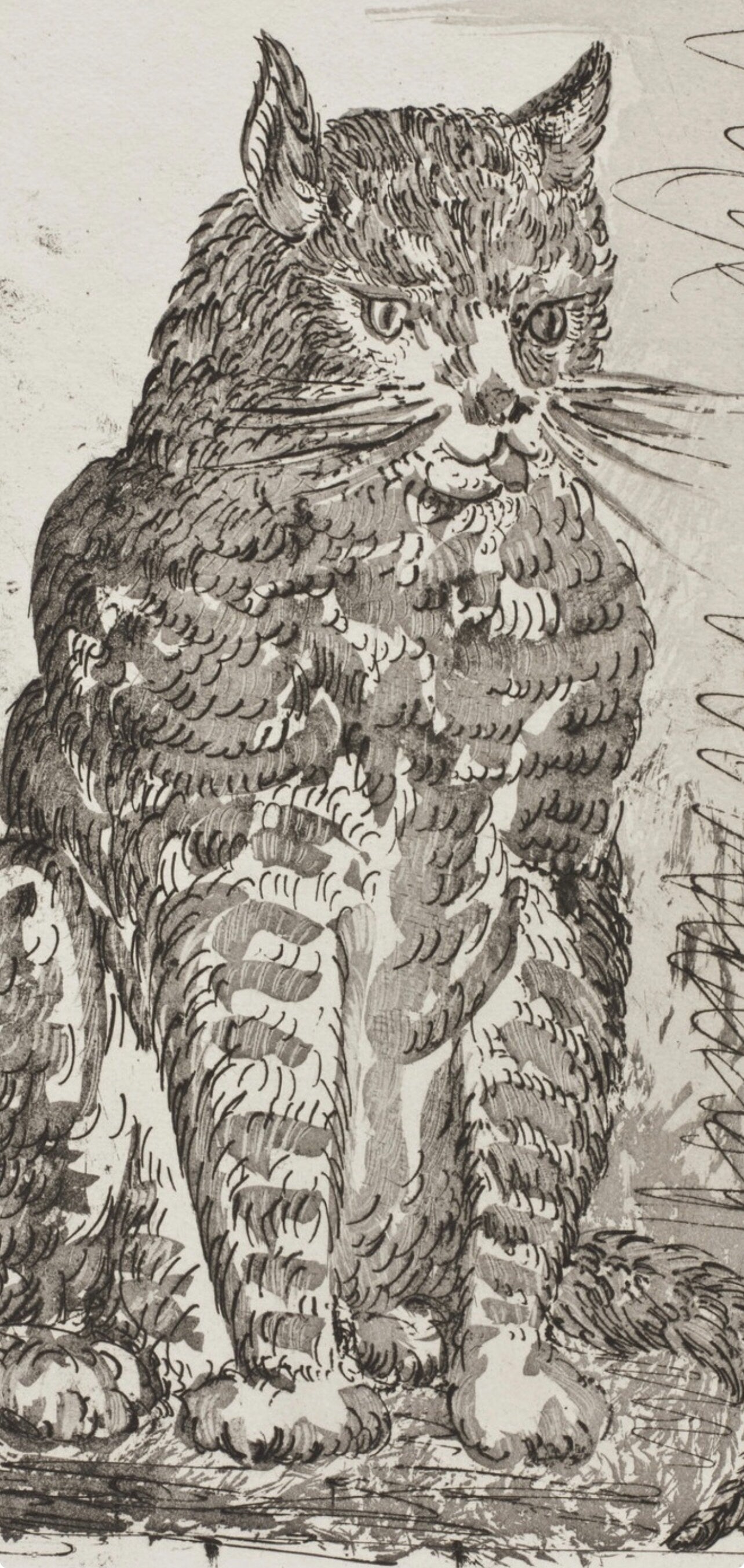 Pablo Picasso, Le Chat, Histoire naturelle, Limited Edition Lithograph