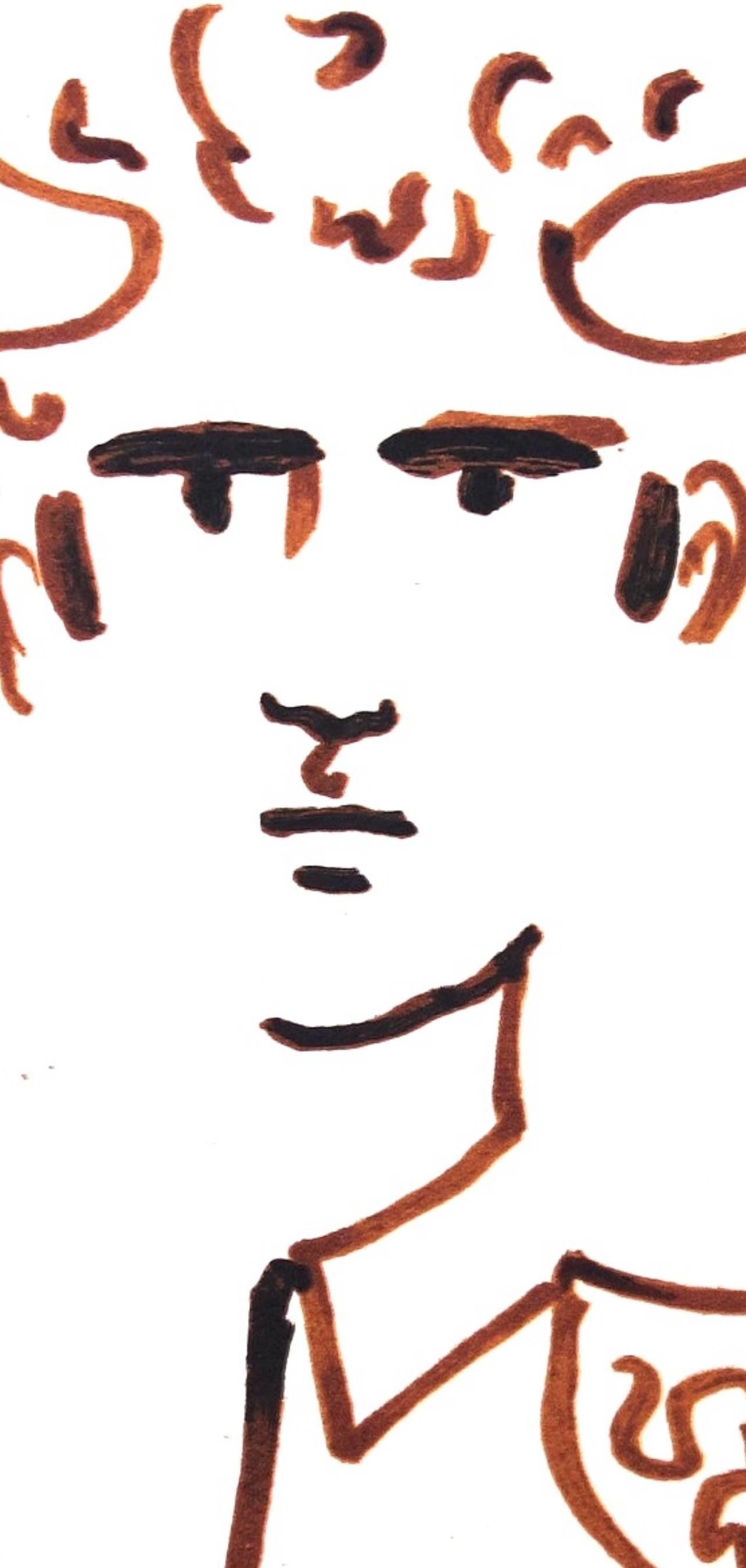 Jean Cocteau, Composition, Taureaux, Limited Edition Lithograph