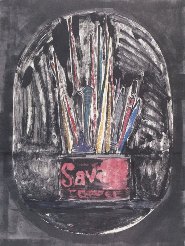 Jasper Johns, Composition, Jasper Johns, 17 Monotypes, Limited Edition Héliogravure