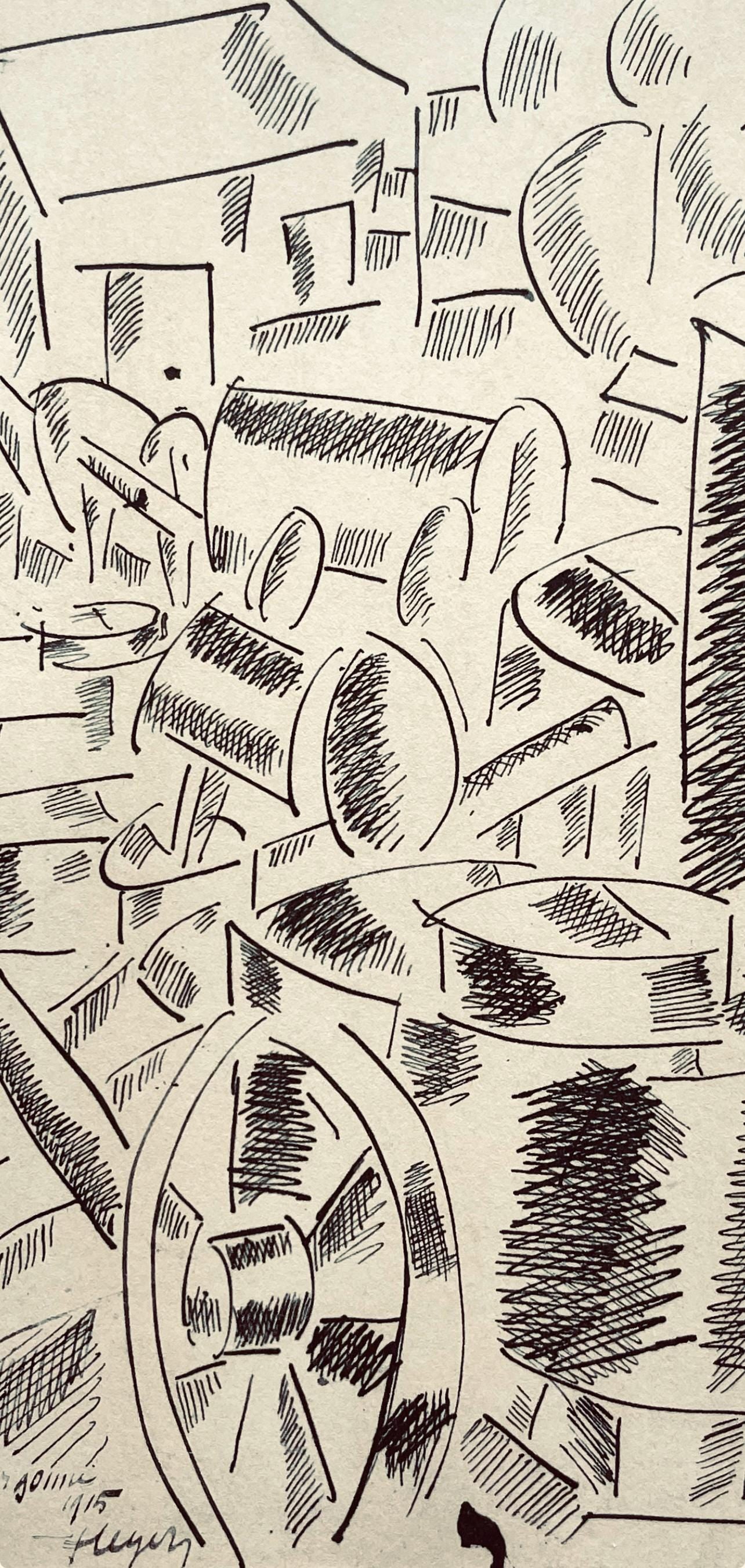 Fernand Léger, La Cuisine Roulante, Fernand Léger, Dessins de Guerre, Limited Edition Lithograph