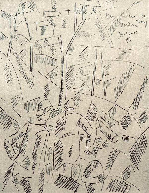 Fernand Léger, Sur La Route De Fleury: Sapeurs Au Travail, Fernand Léger, Dessins de Guerre, Limited Edition Lithograph