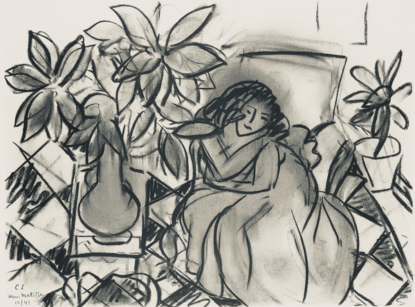 Henri Matisse, Série C, var. 1 (Duthuit 9), Henri Matisse, Dessins, Thèmes et variations, Limited Edition Lithograph