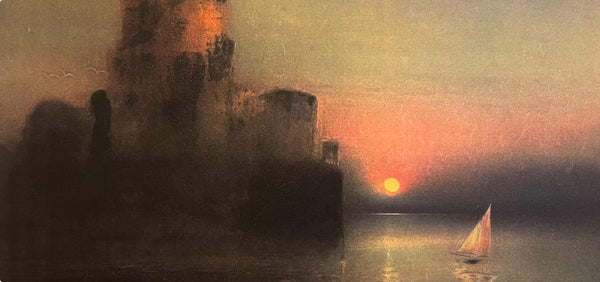 Kaiko Moti, Château d'If, Original Edition Offset Lithograph