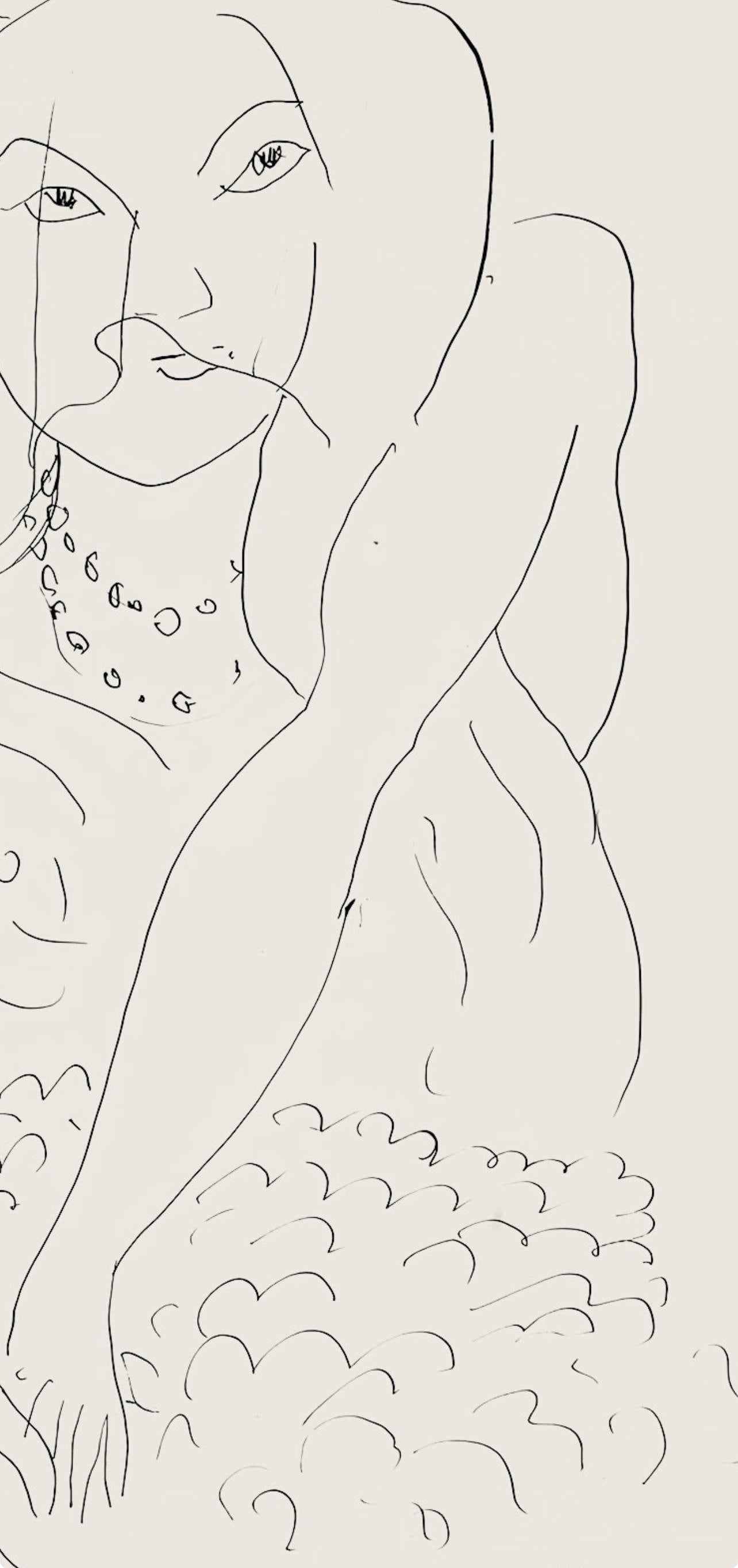 Henri Matisse, Série N, var. 3 (Duthuit 9), Henri Matisse, Dessins, Thèmes et variations, Limited Edition Lithograph