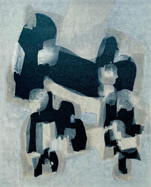 Raoul Ubac, Composition, Derrière le miroir, Limited Edition Lithograph