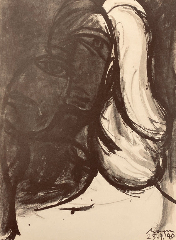 Pablo Picasso, Composition, Carnet de dessins de Picasso, Cahiers d’Art, Limited Edition Lithograph