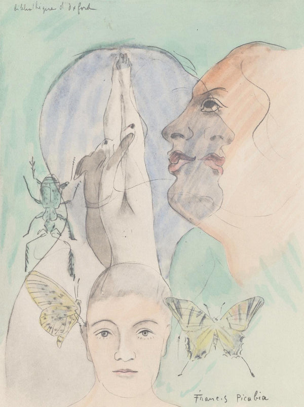 Francis Picabia, Composition, Le Peseur d'âmes (The Weigher of Souls), Limited Edition Lithograph