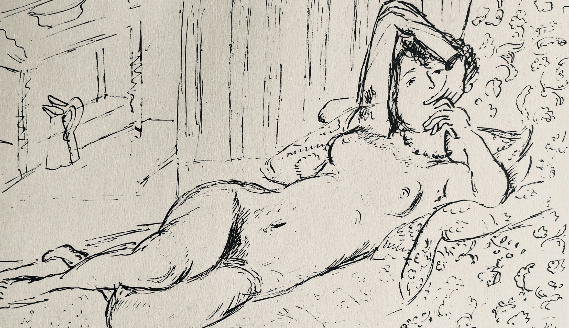 Henri Matisse, Composition (Dutel 3), Dessins de Henri-Matisse, Limited Edition Lithograph