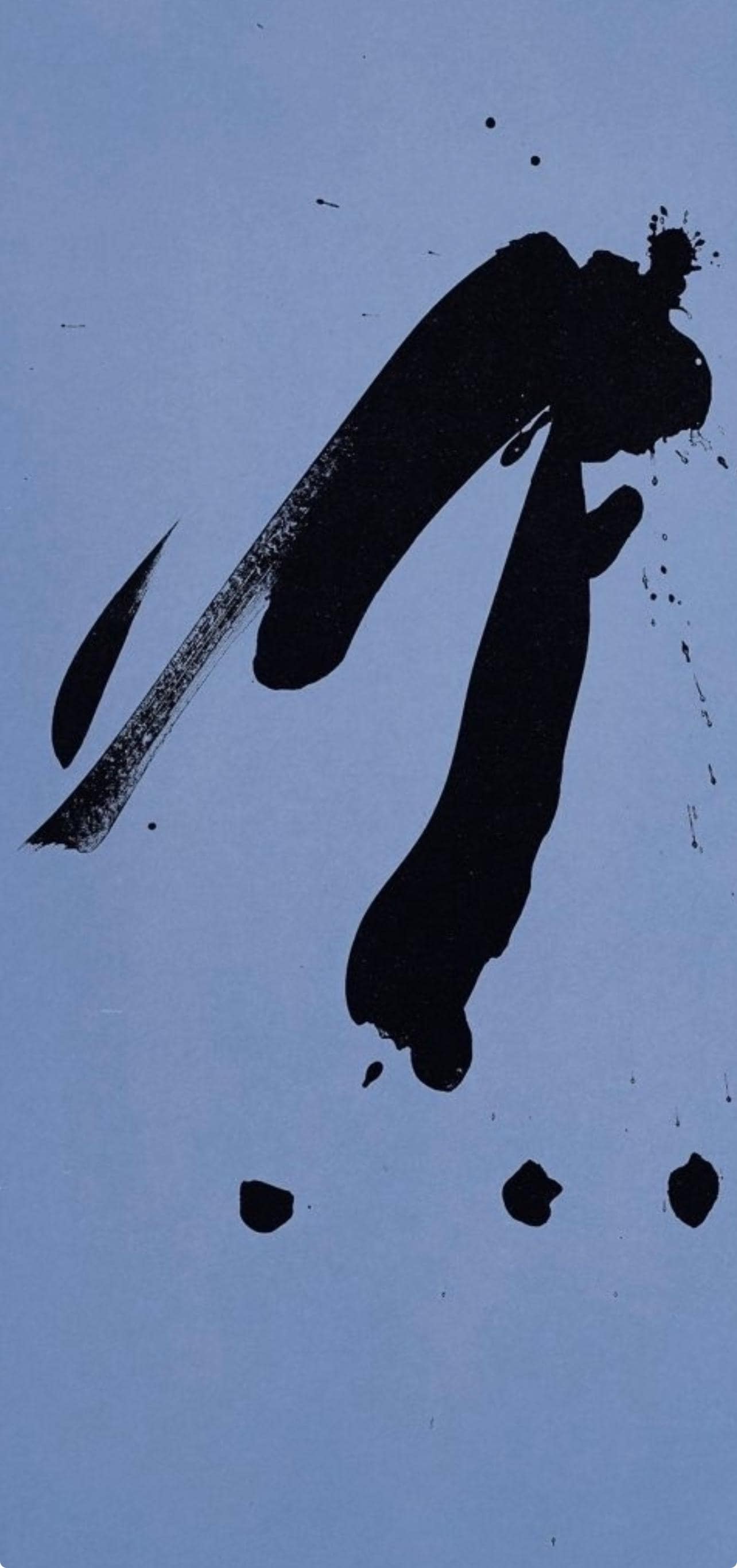 Robert Motherwell, Blue Gesture (Belknap 354-380; Engberg/Banach 415-441), Three Poems, Limited Edition Lithograph