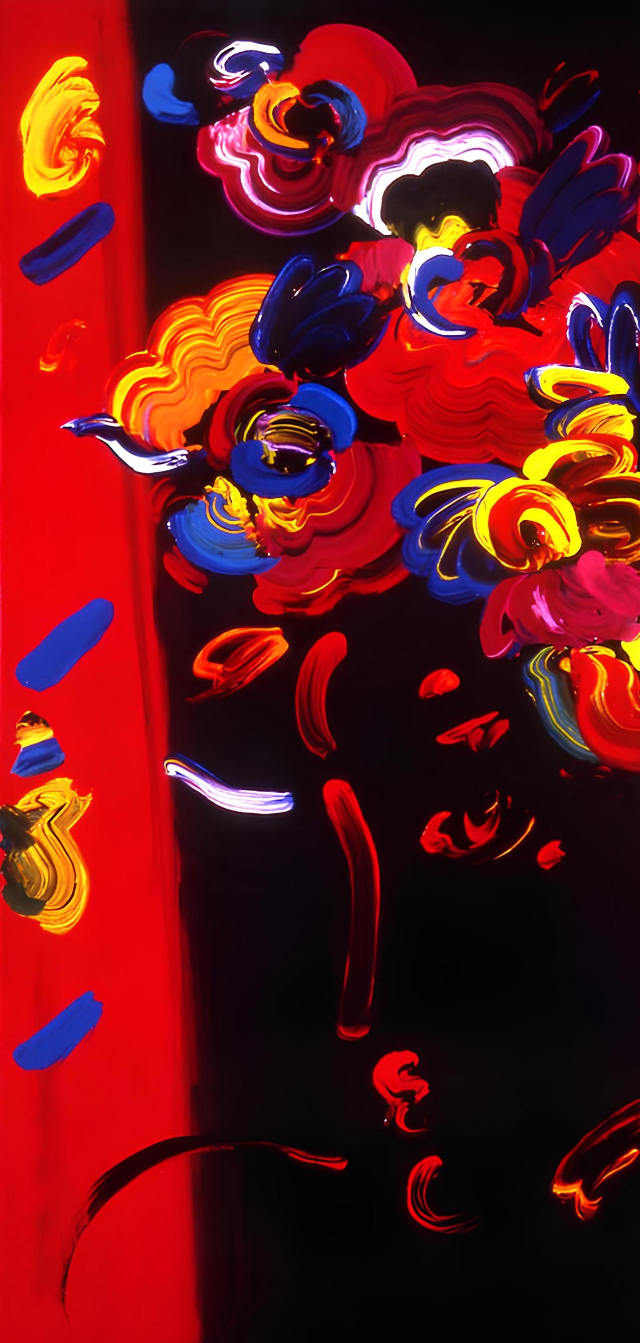 Peter Max, Roseville Profile, 1999, Hand Signed, Official Edition Offset Lithograph