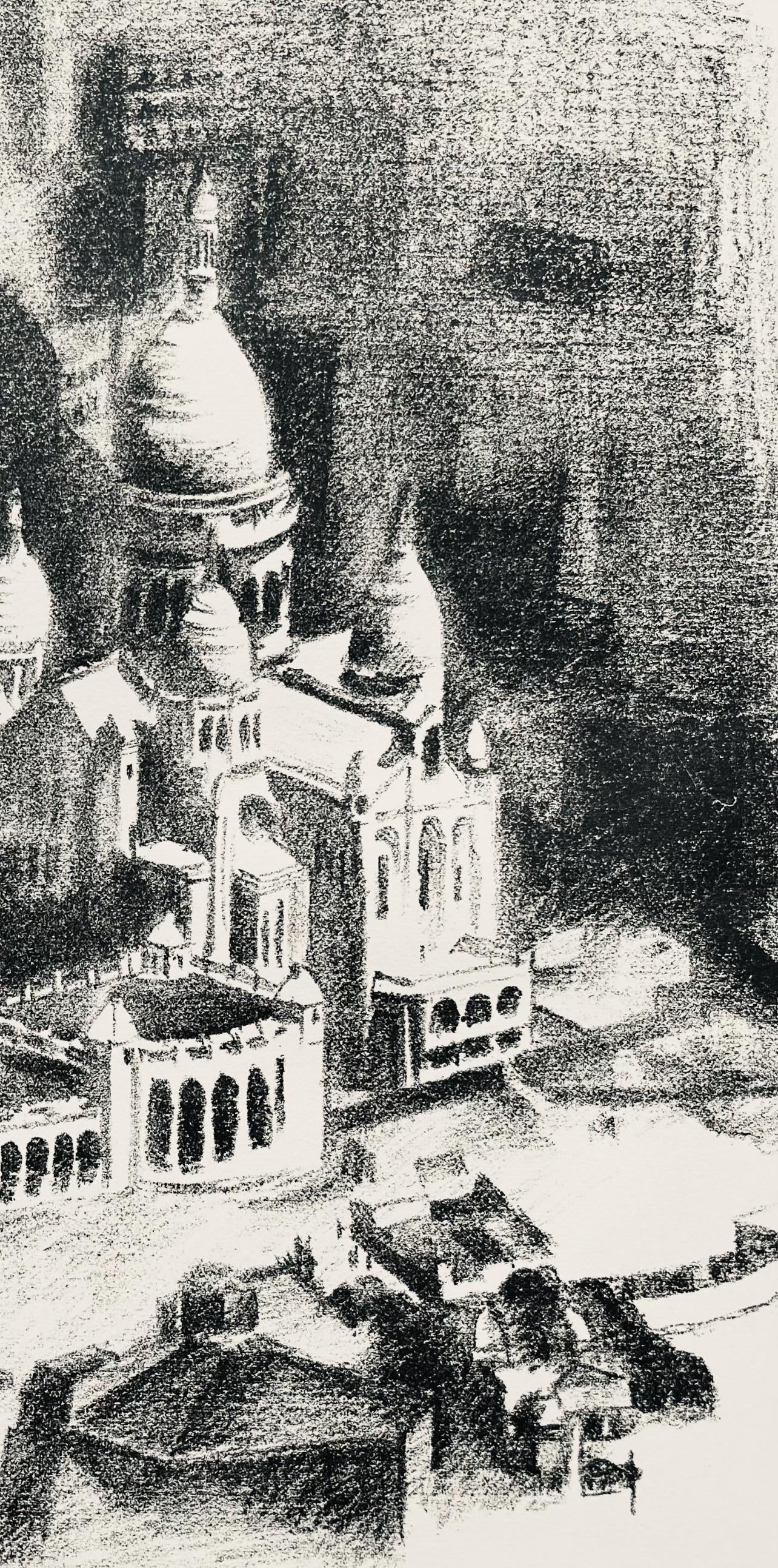 Robert Delaunay, Le Sacré-Cœur (Habasque 720-728), Allo! Paris!, Limited Edition Lithograph
