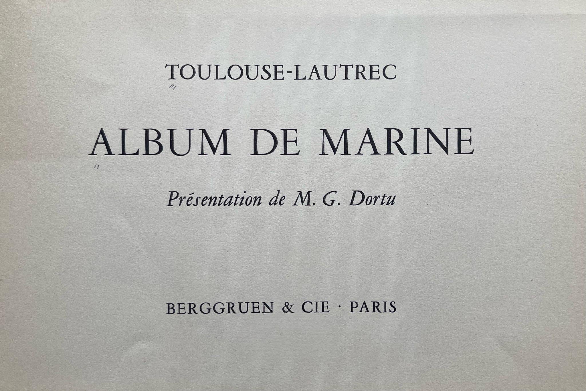 Henri de Toulouse-Lautrec, Composition, Toulouse-Lautrec, Album De Marine, Limited Edition Lithograph