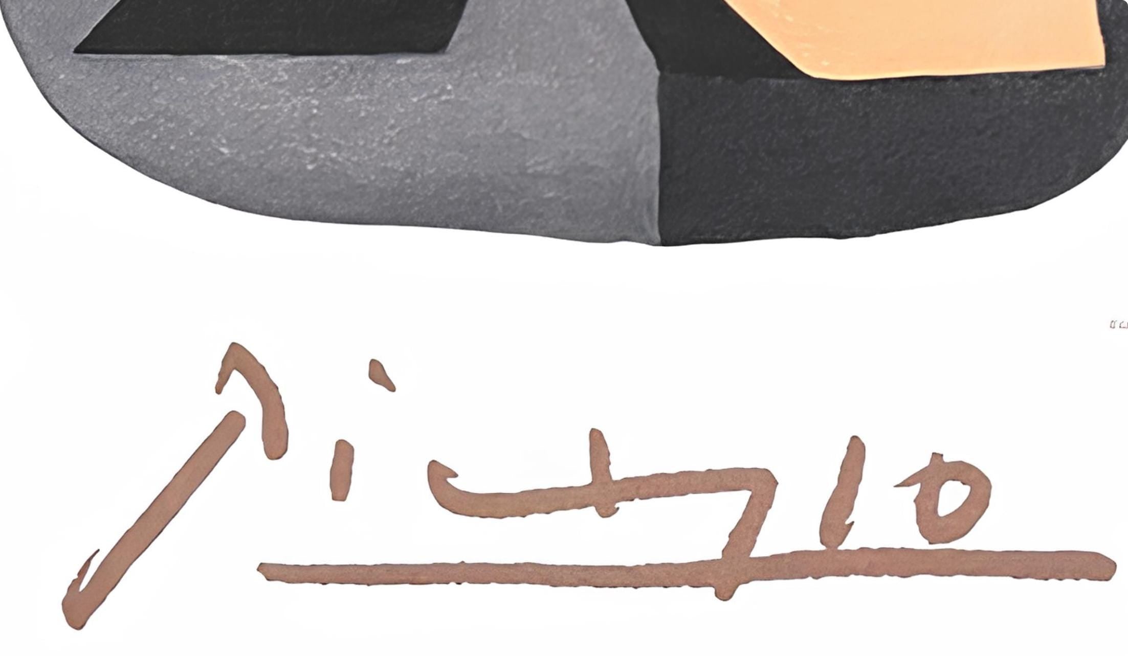 Pablo Picasso, Guitare et Partition, Marina Picasso Collection, Official Limited Edition Lithograph