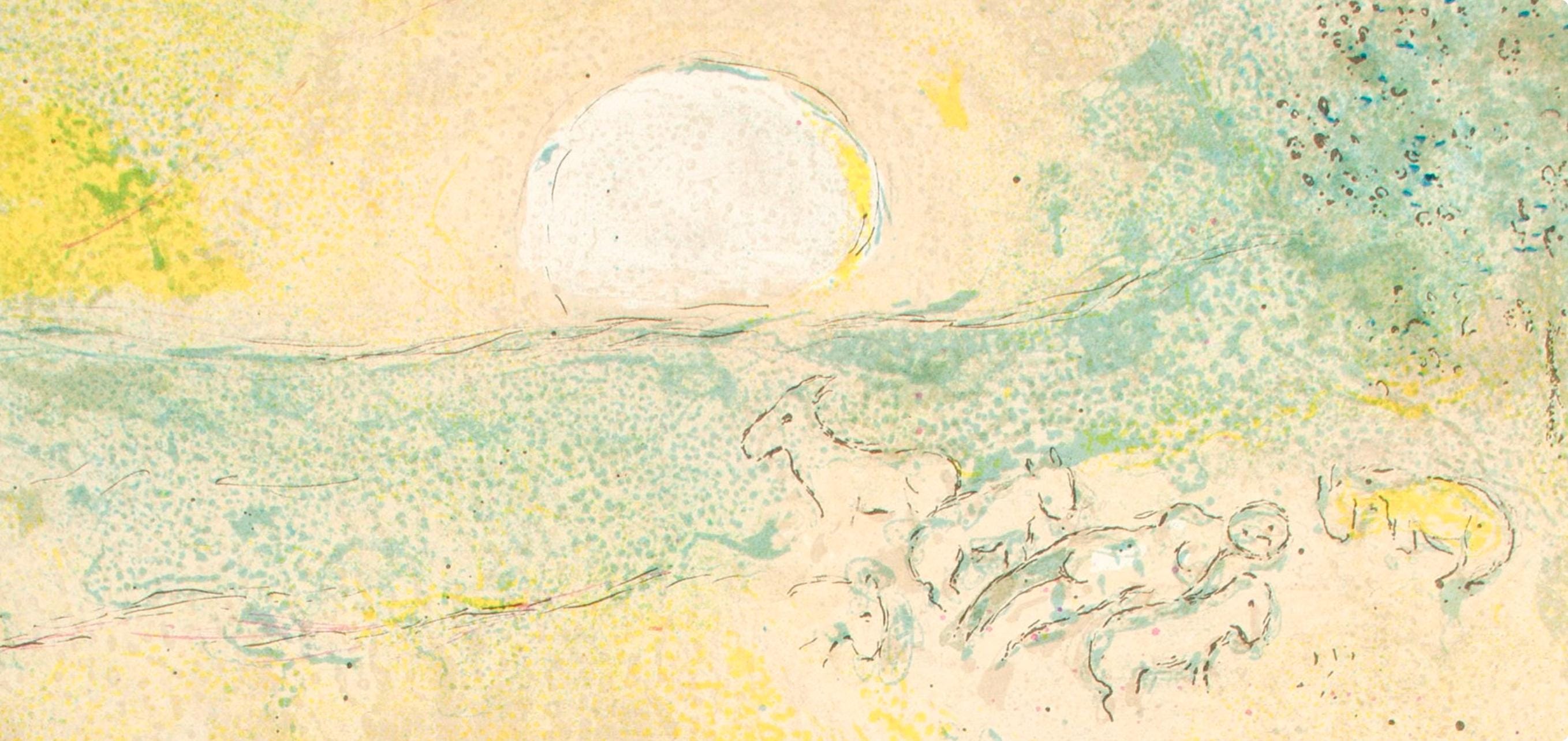 Marc Chagall, L'arondelle, Daphnis et Chloé, Limited Edition Héliogravure