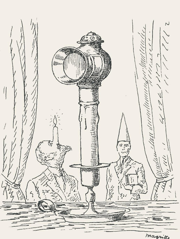 René Magritte, Composition, Dix dessins de René Magritte, Limited Edition Lithograph