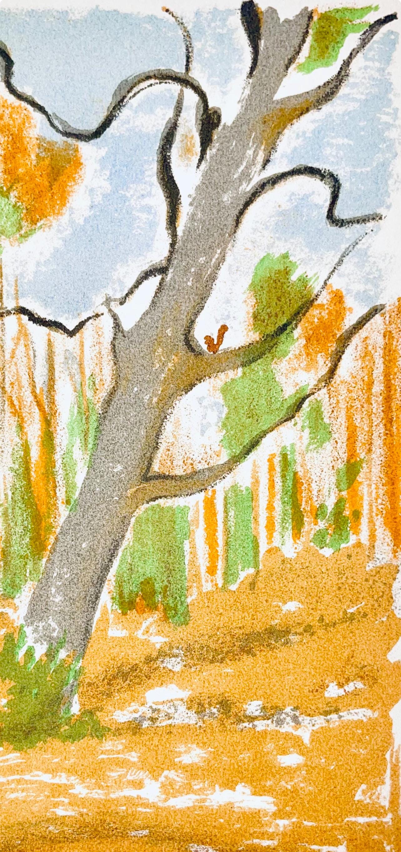 Maurice Mourlot, Composition, de Goupil a Margot, Histoires De Bêtes, Limited Edition Lithograph