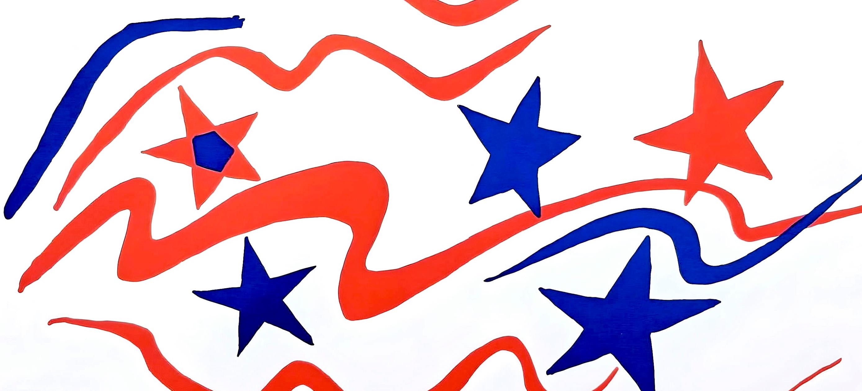 Alexander Calder, Stars and Stripes, Braniff International Airways Flying Colors Collection, Limited Edition Lithograph