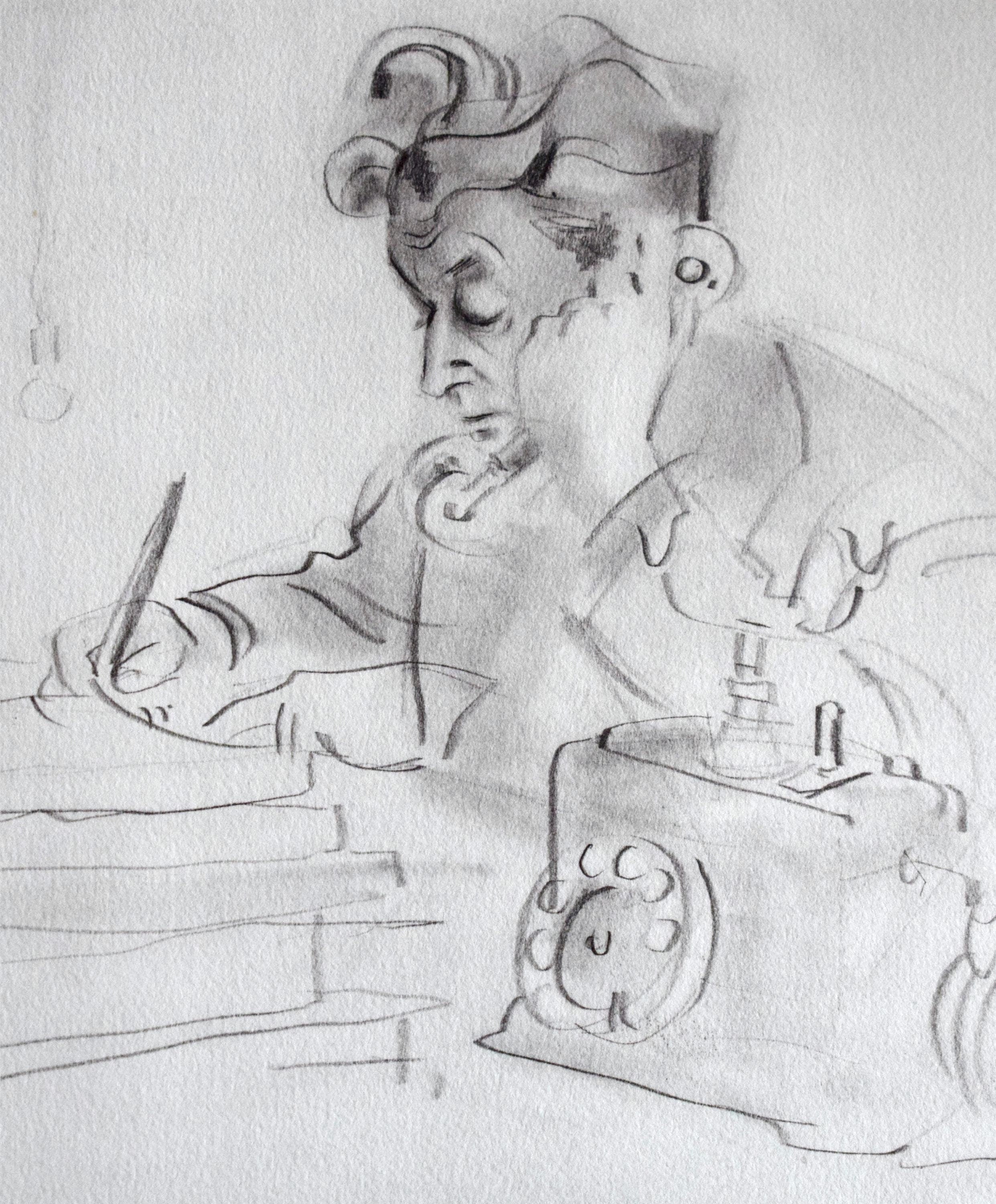André Warnod, Composition, Les Peintres mes amis, Limited Edition Lithograph