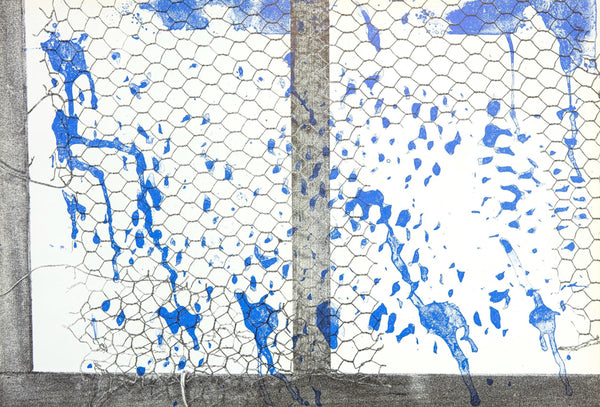 Paul Rebeyrolle, Composition, Derrière le miroir, Limited Edition Lithograph