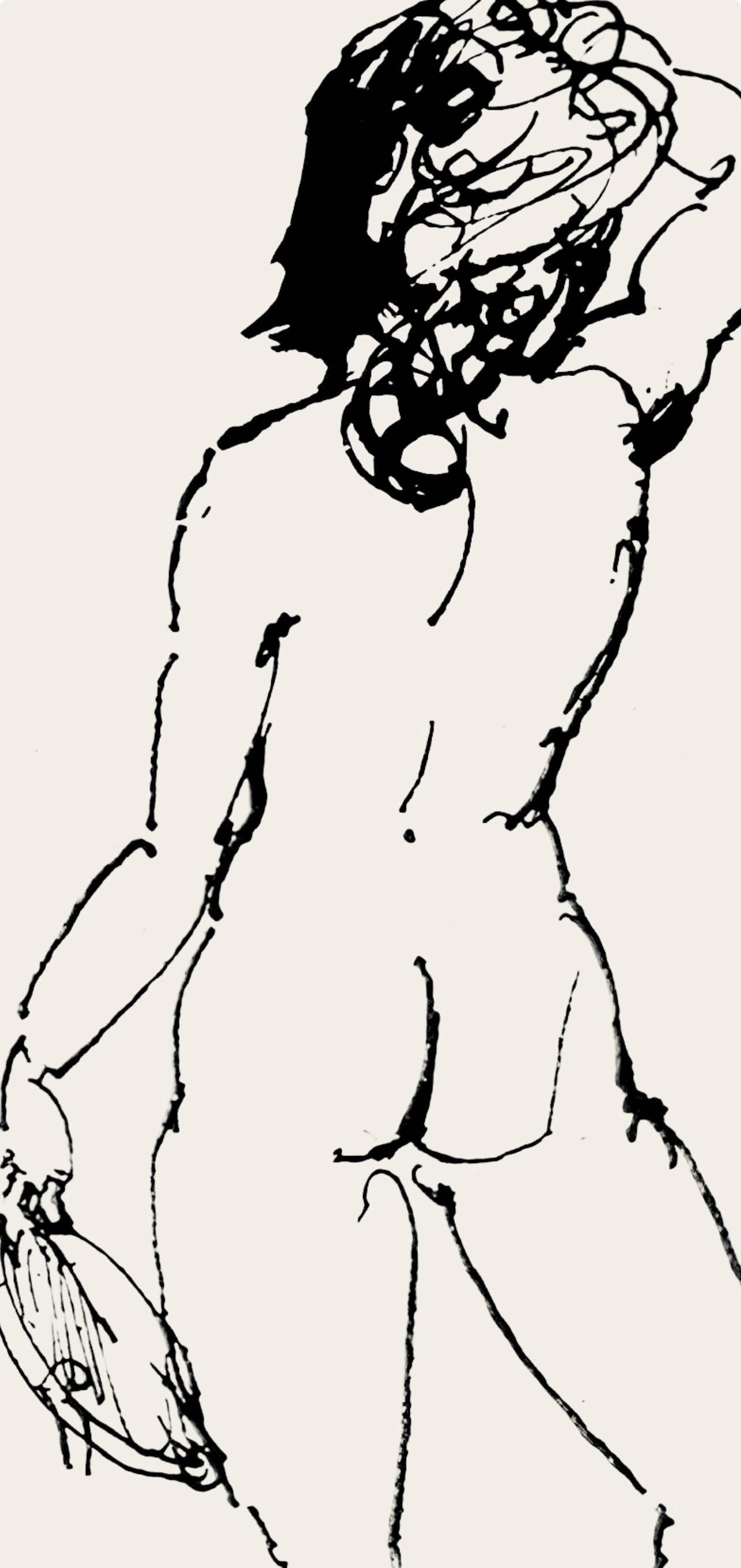 Pablo Picasso, Composition (Hodorisch B2), Le manuscrit trouvé dans un chapeau, Limited Edition Lithograph