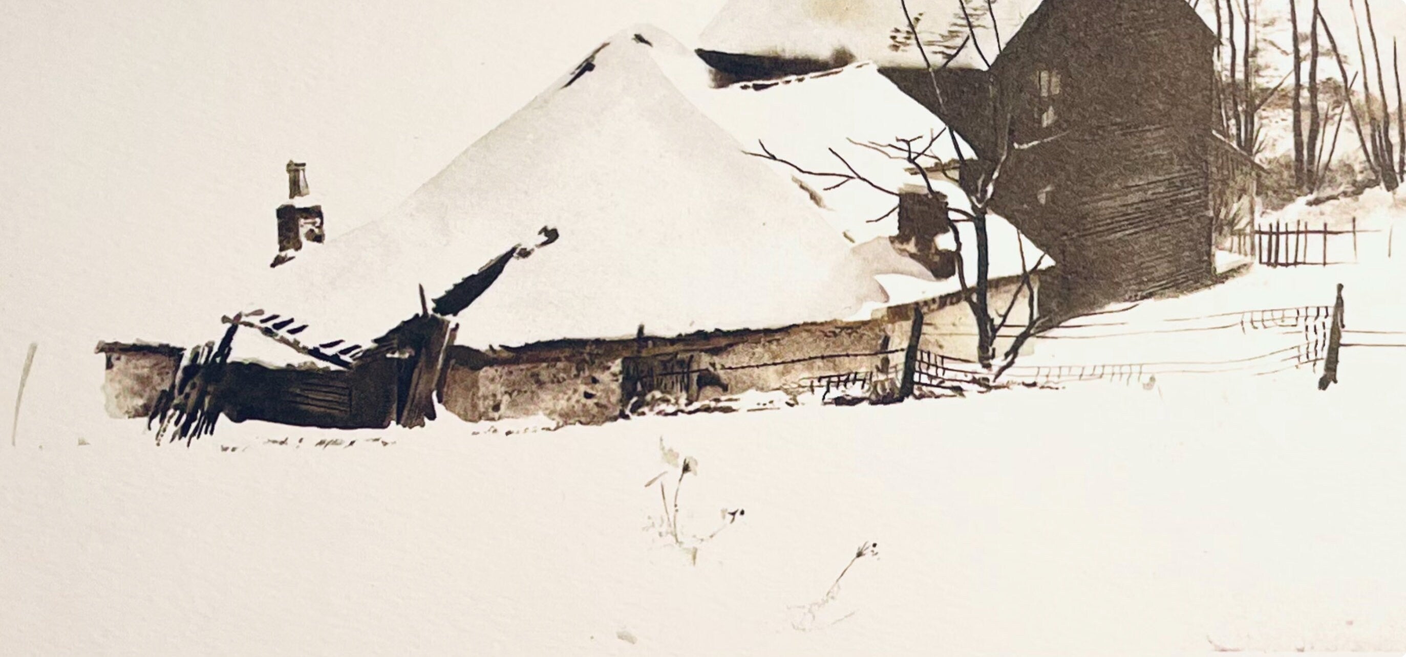 Andrew Wyeth, The Corner, The Four Seasons, Limited Edition Lithograph