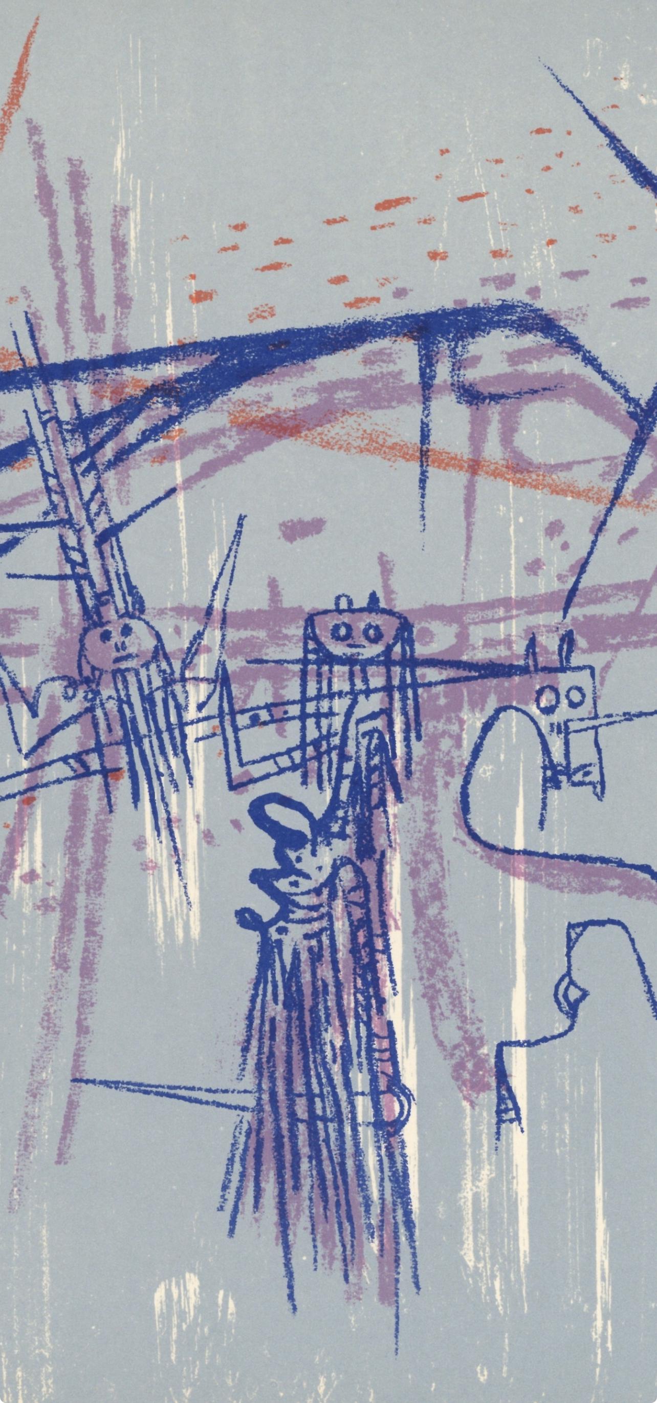 Wifredo Lam 林飛龍, Les affinites ambigues, XXe siècle, Limited Edition Lithograph