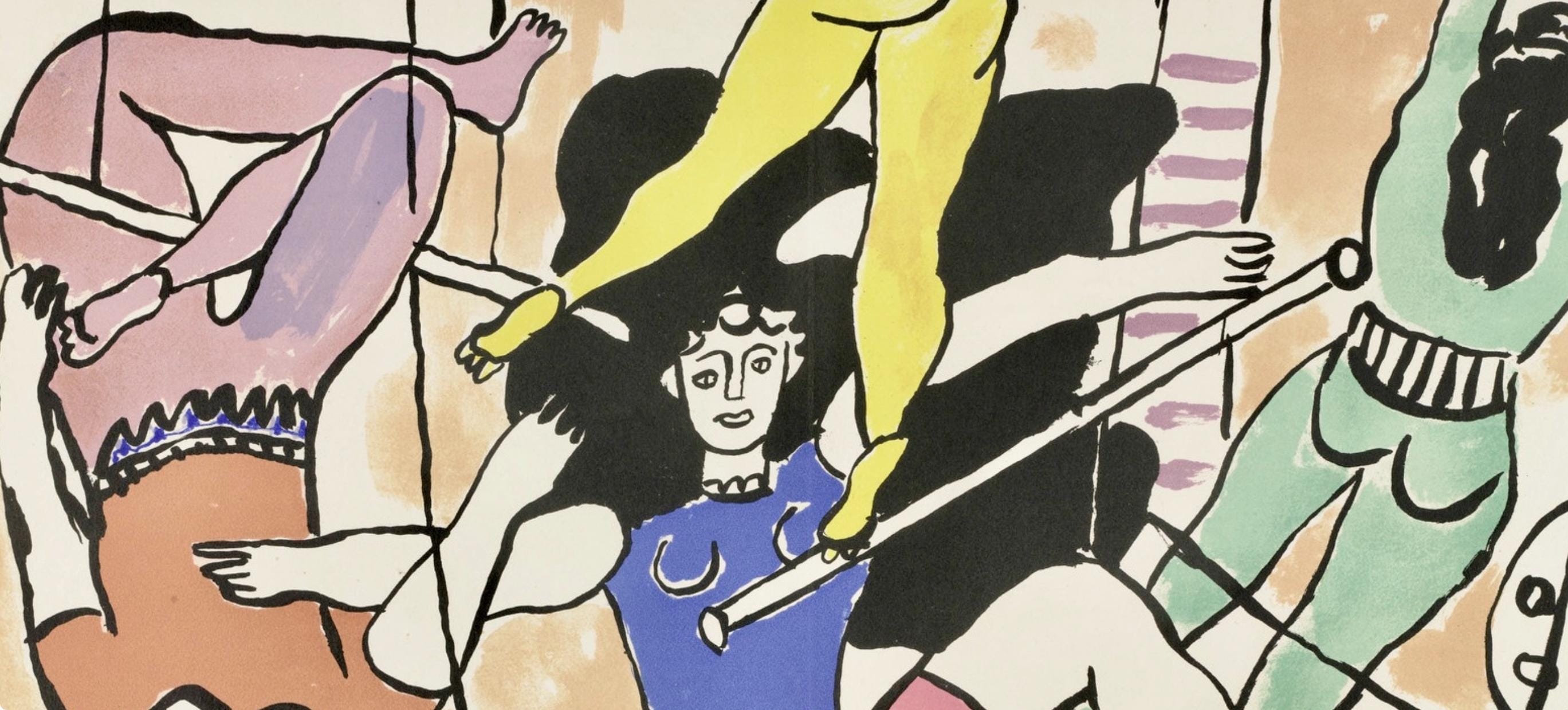 Fernand Léger, Composition, Cirque, Lithographies Originales, Limited Edition Lithograph