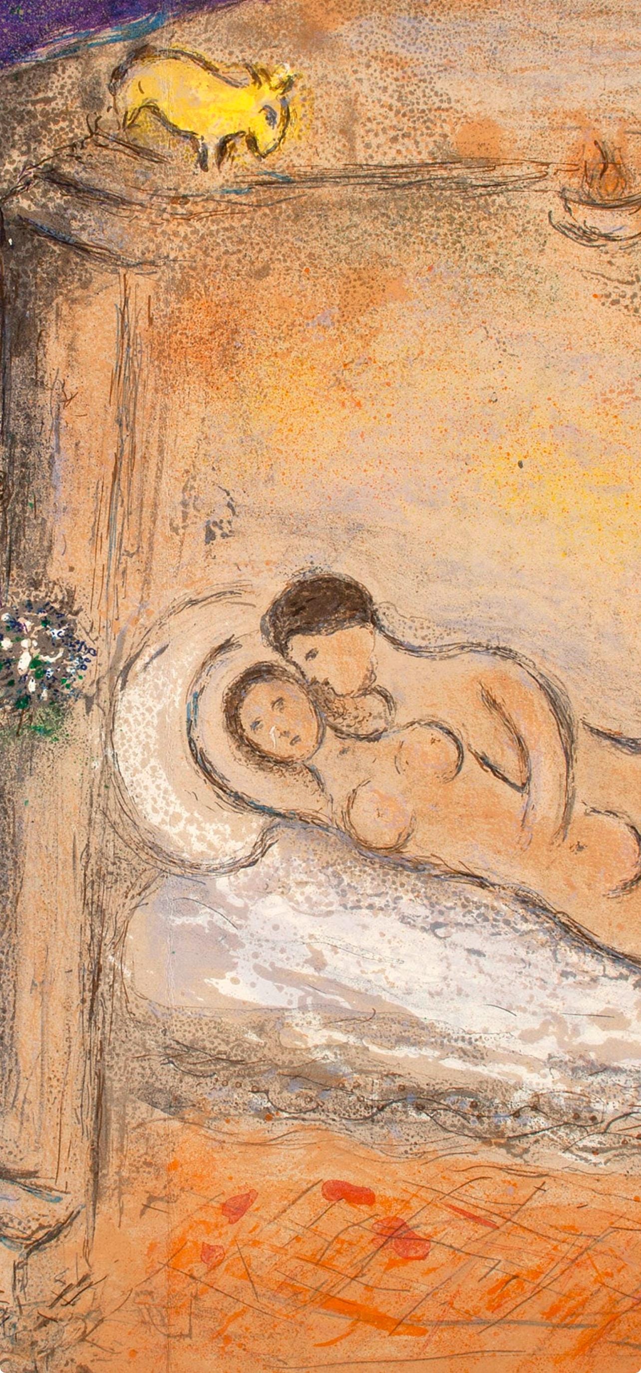 Marc Chagall, Hyménée, Daphnis et Chloé, Limited Edition Héliogravure